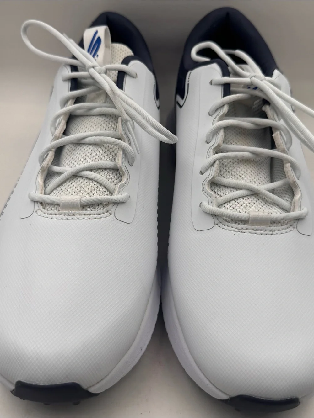 Men's White Athletic Lace-Up Shoes